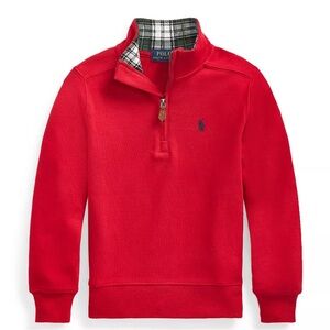 Polo Ralph Lauren Boys Interlock Quarter Zip Pullover- Size 5